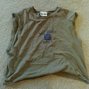 Walt Disney world vintage cropped tanktop unisex style